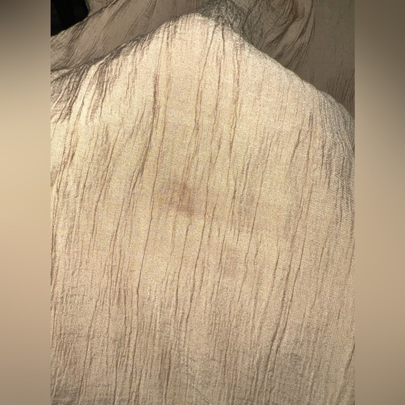 NWT Madewell Large Crinkle Crepe Pull On Viscose Straight Crop Trouser Pant L - Picture 15 of 15